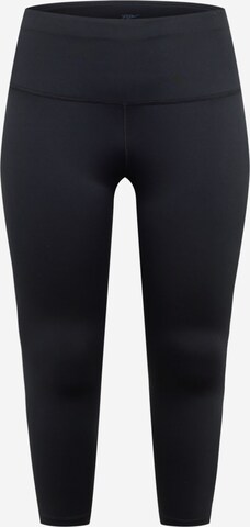 Nike Sportswear Skinny Workout Pants in Black: front