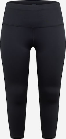 Nike Sportswear Skinny Workout Pants in Black: front