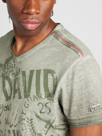 T-Shirt CAMP DAVID en vert