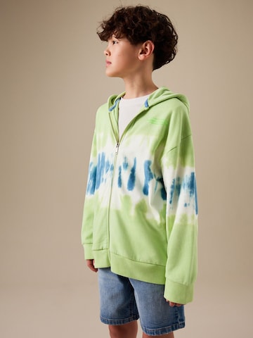 Next Sweatvest in Groen: voorkant