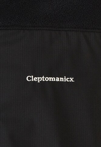 Cleptomanicx Fleecejacke 'Deck' in Schwarz