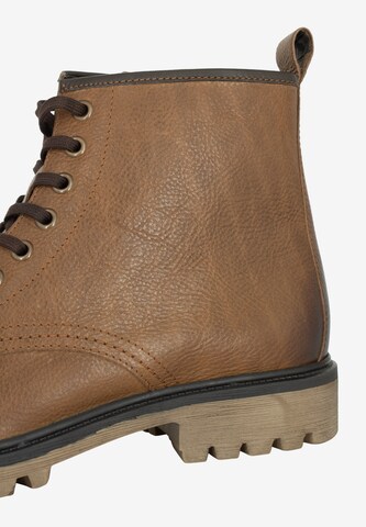 DreiMaster Vintage - Botas con cordones en beige