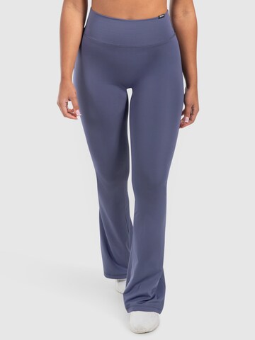 évasé Pantalon de sport ' Loreen ' Smilodox en bleu : devant