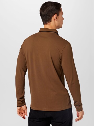 BOSS Shirt 'Passertiplong' in Brown