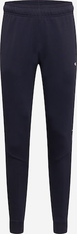 Champion Authentic Athletic Apparel Tapered Trousers in Blue: front