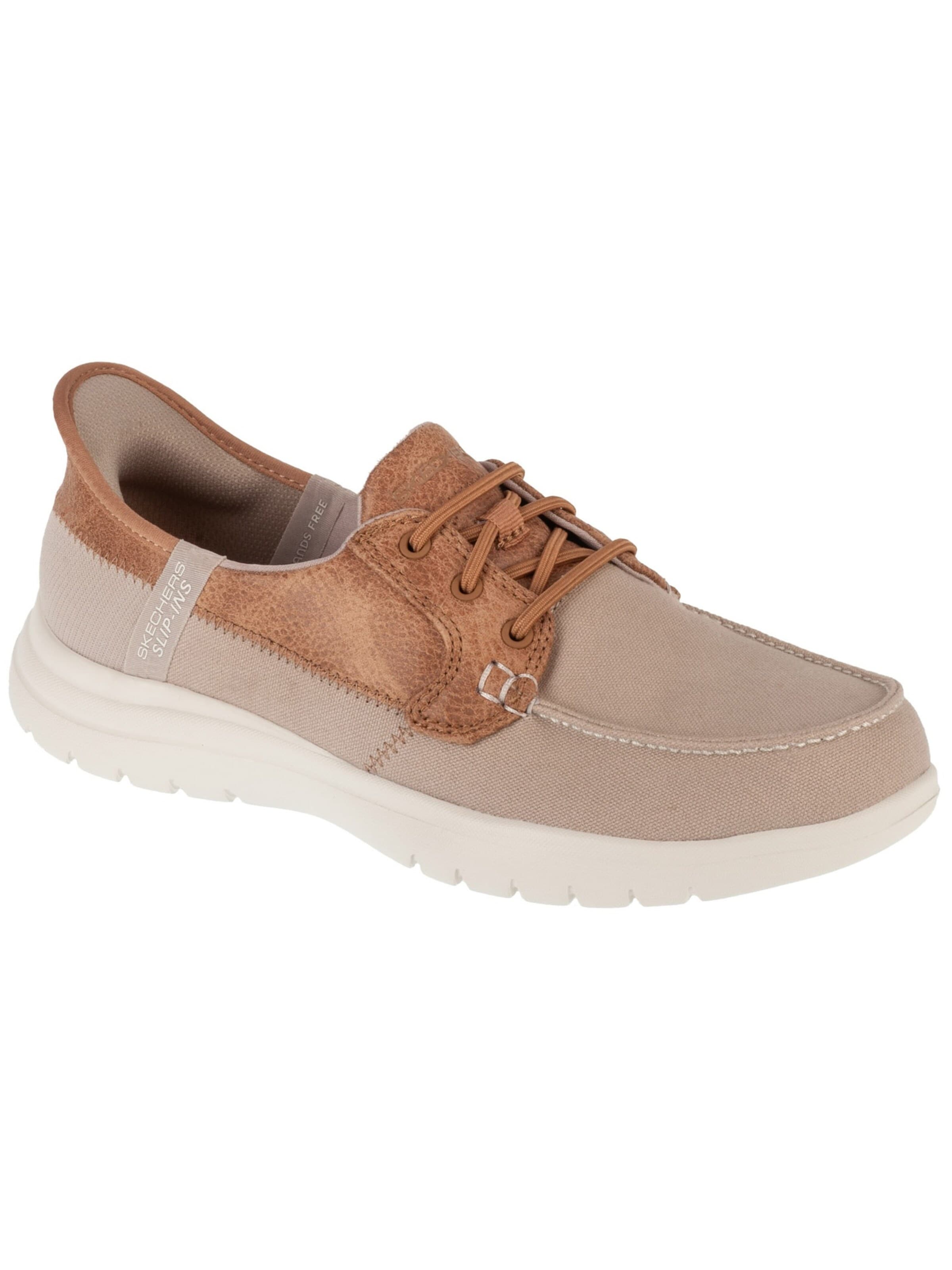 SKECHERS Slip-Ons in Beige: front