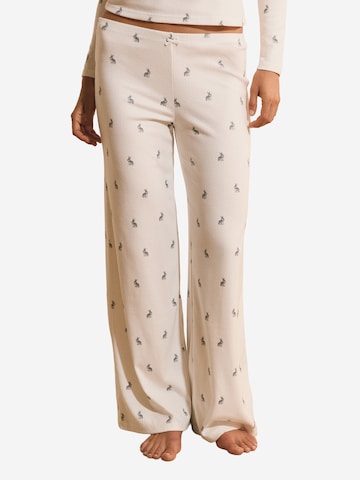 ETAM Pyjamabroek 'Basyle' in Beige: voorkant