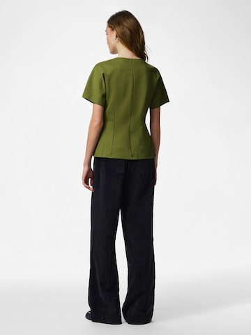 Cardigan 'PCGunhild' PIECES en vert