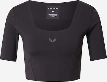 Castore Functioneel shirt 'Onyx' in Zwart: voorkant