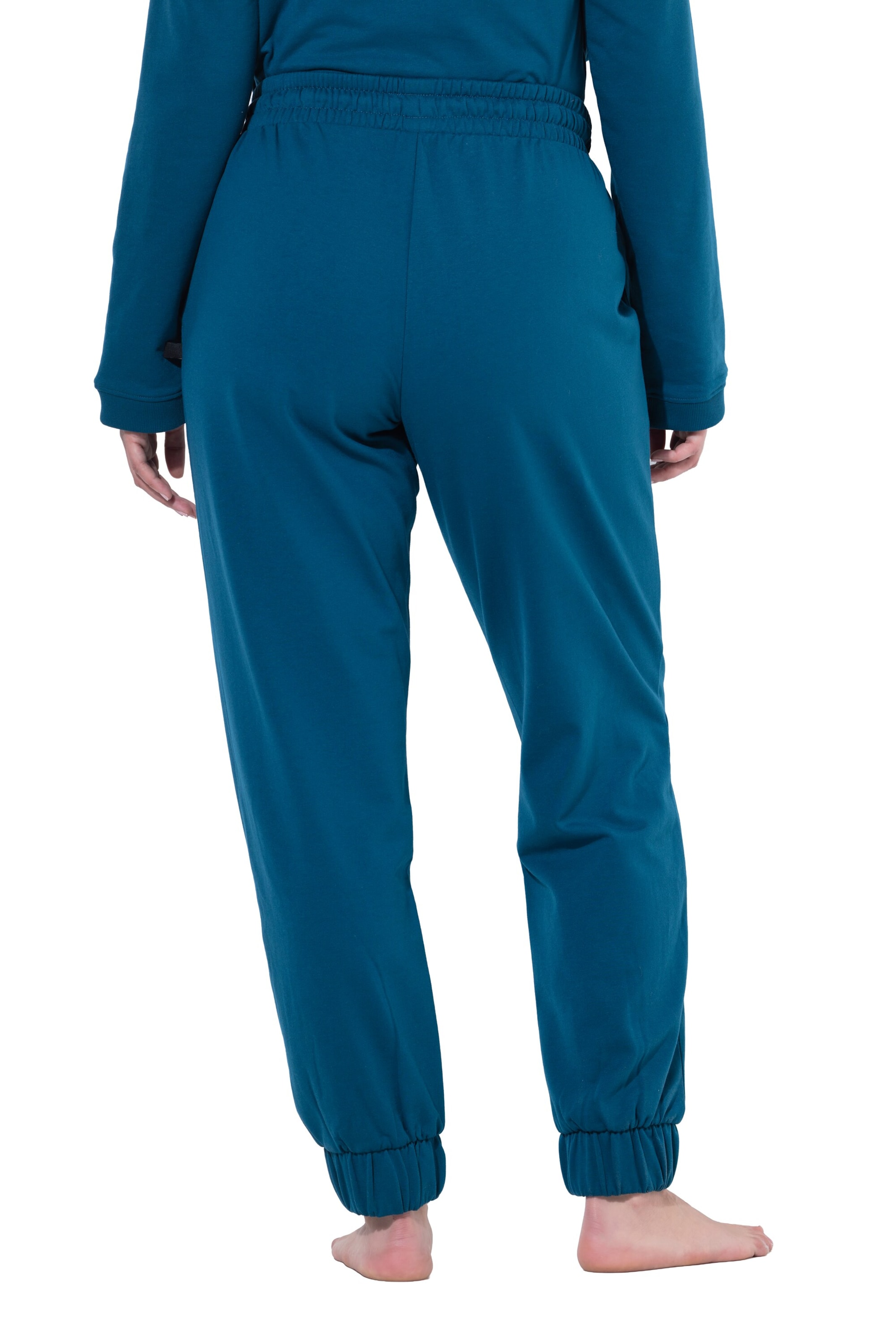 Ulla Popken Pyjamahose in Grün