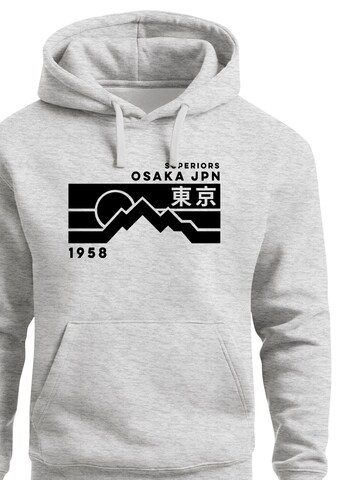 Neverless Sweatshirt 'Osaka Retro'‌‌‌‌ in Grau