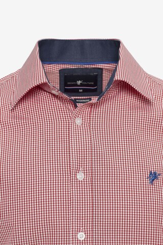 Slim fit Camicia 'Kendrick' di DENIM CULTURE in rosso