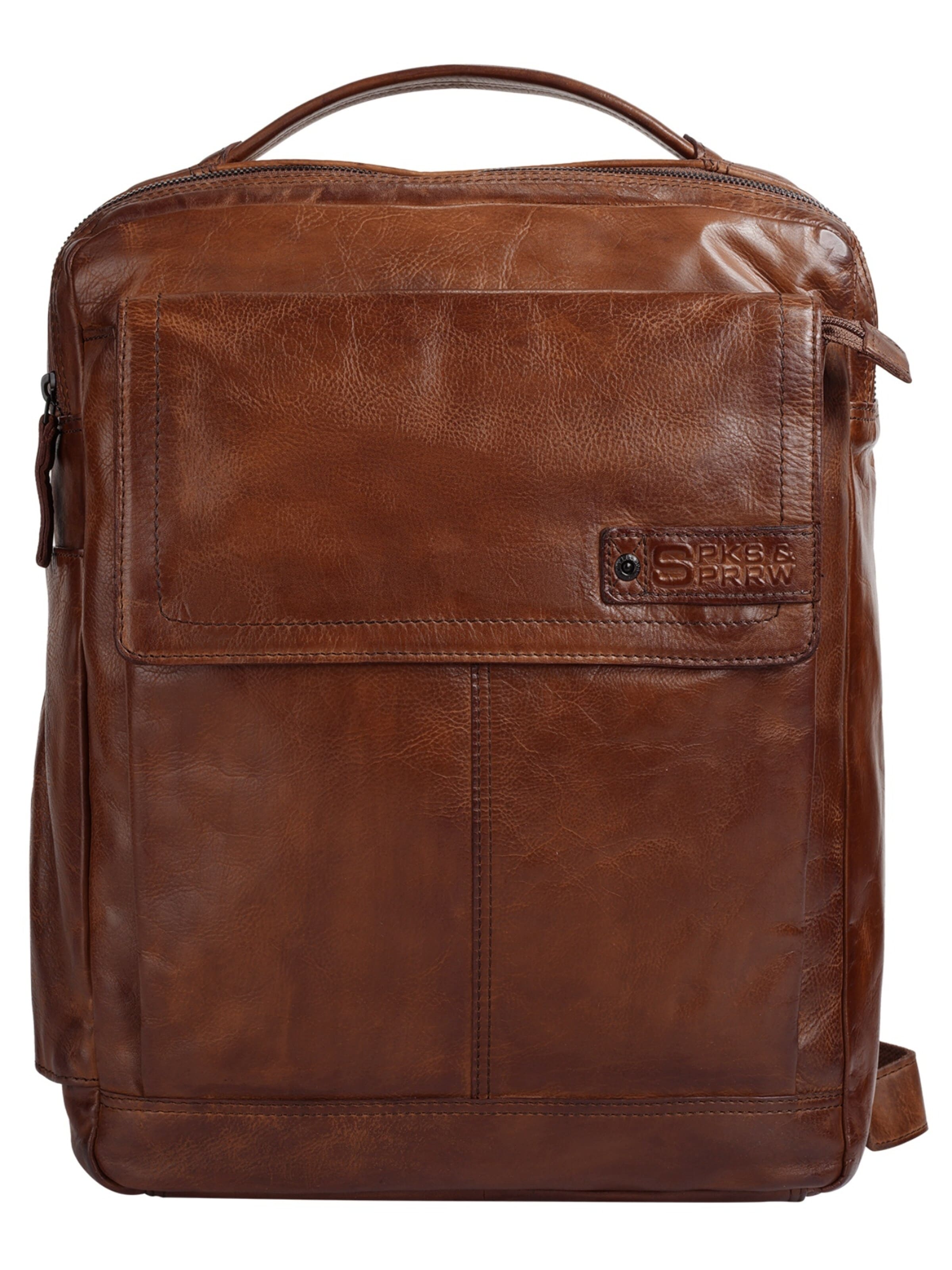 Sac à dos Spikes & Sparrow en marron : devant