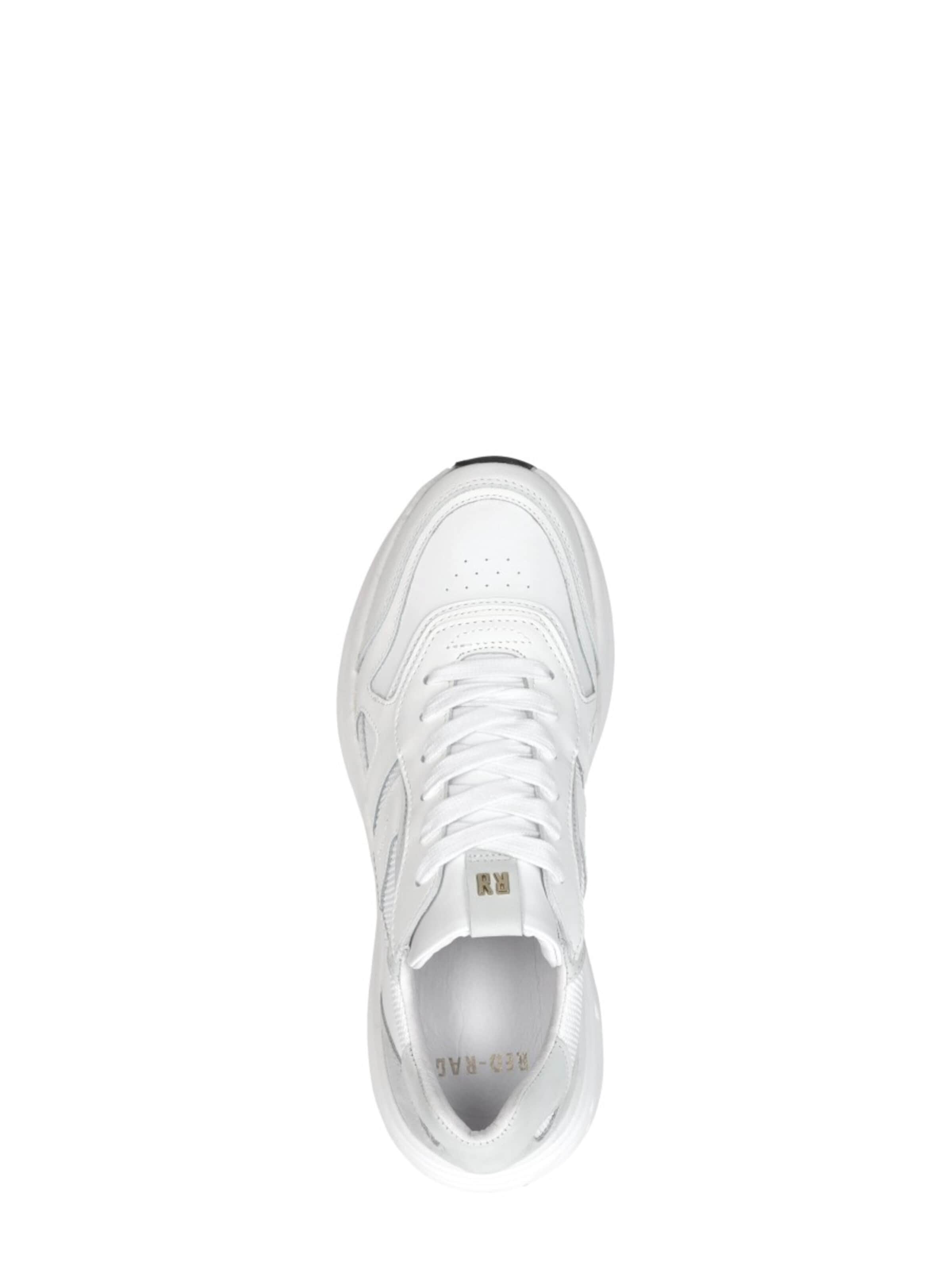 Red-Rag Sneakers 'Sneakers Laag' in White