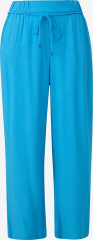 s.Oliver BLACK LABEL Wide leg Broek in Blauw: voorkant