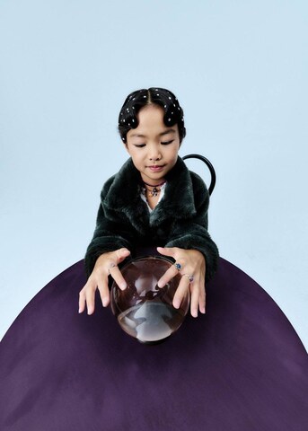 MANGO KIDS Mantel 'Musgo' in Grün