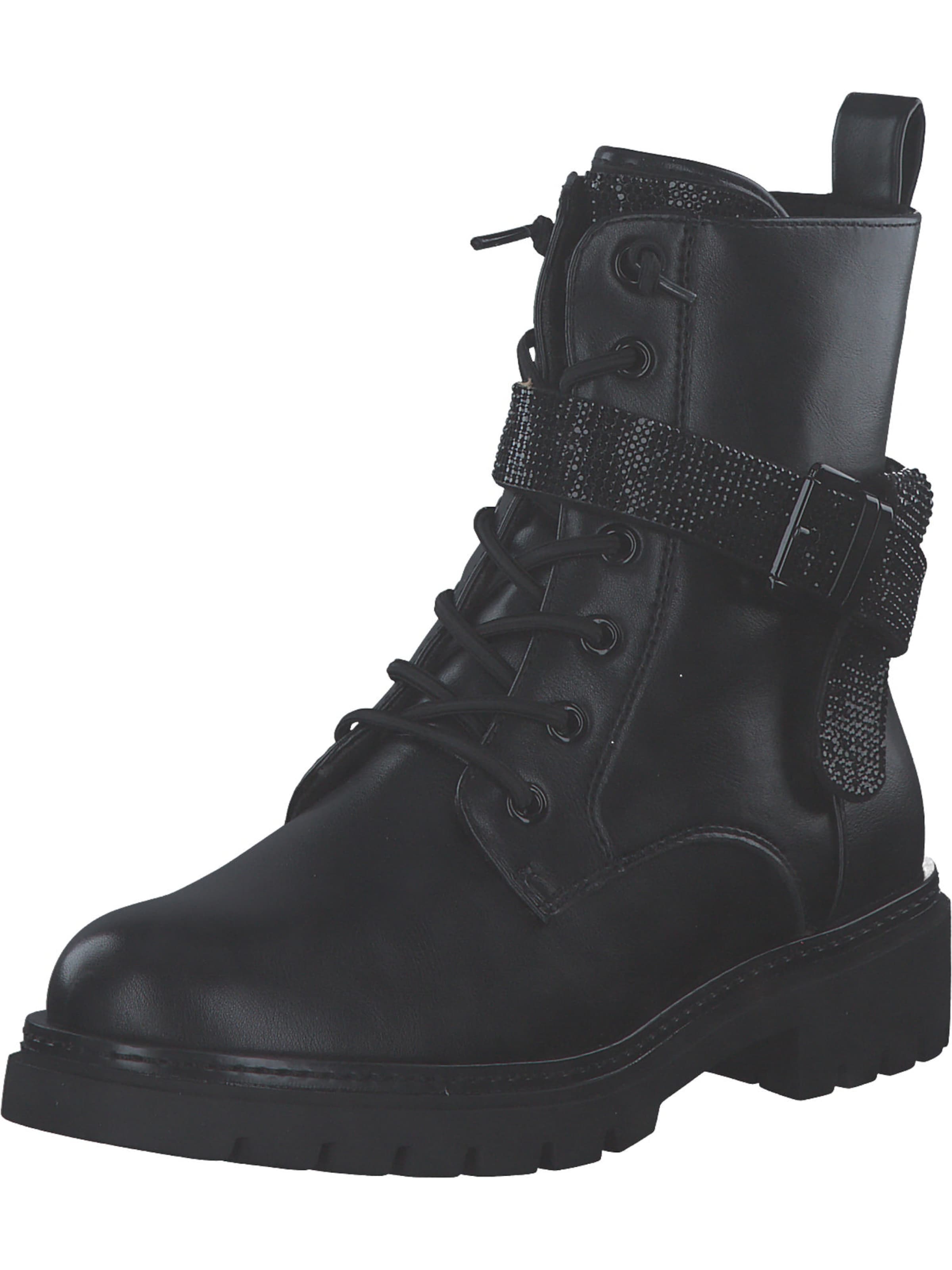 Bottines à lacets '85206' MARCO TOZZI en noir : devant