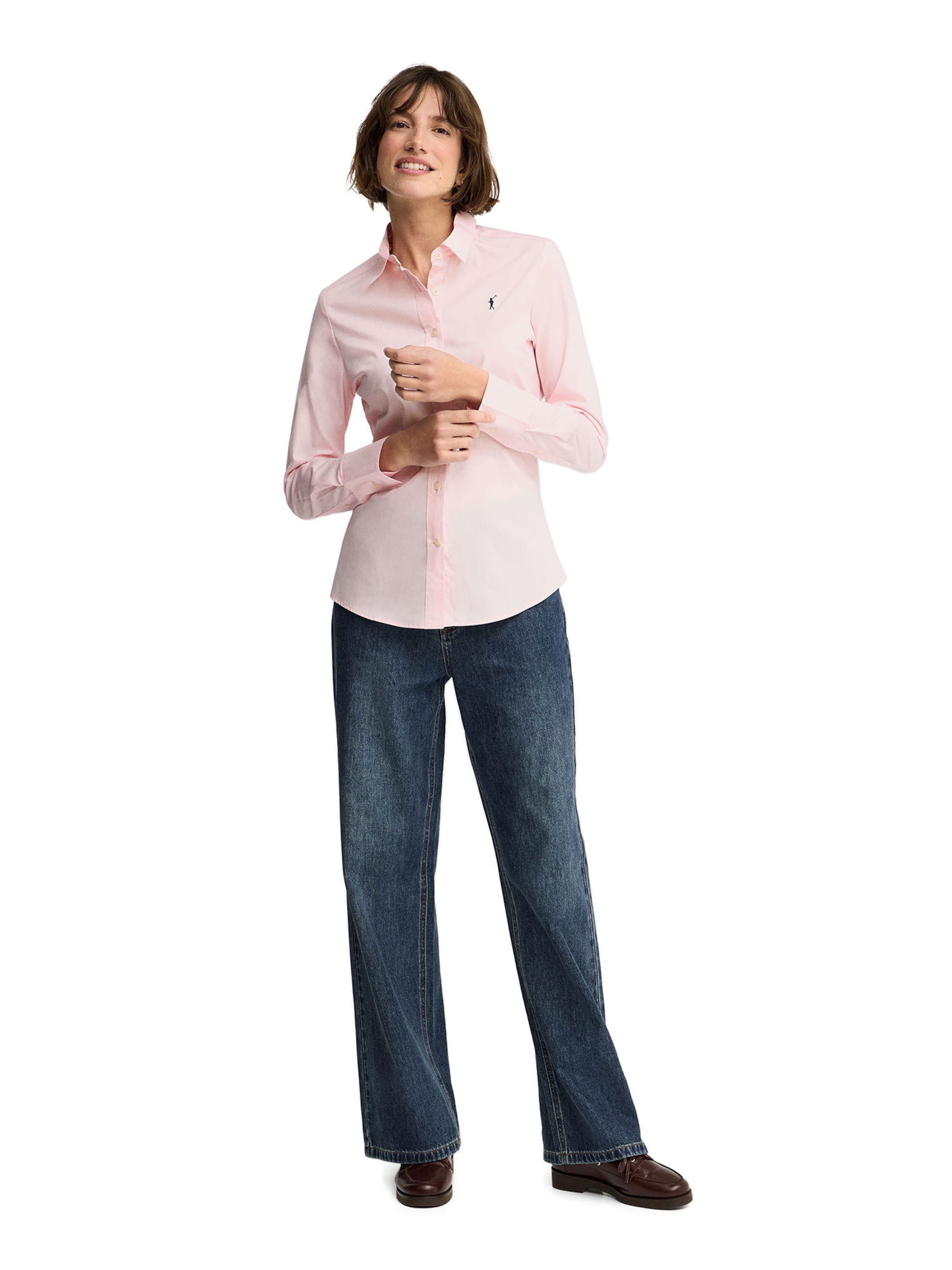 Polo Club Hemd 'Rigby' in Pink