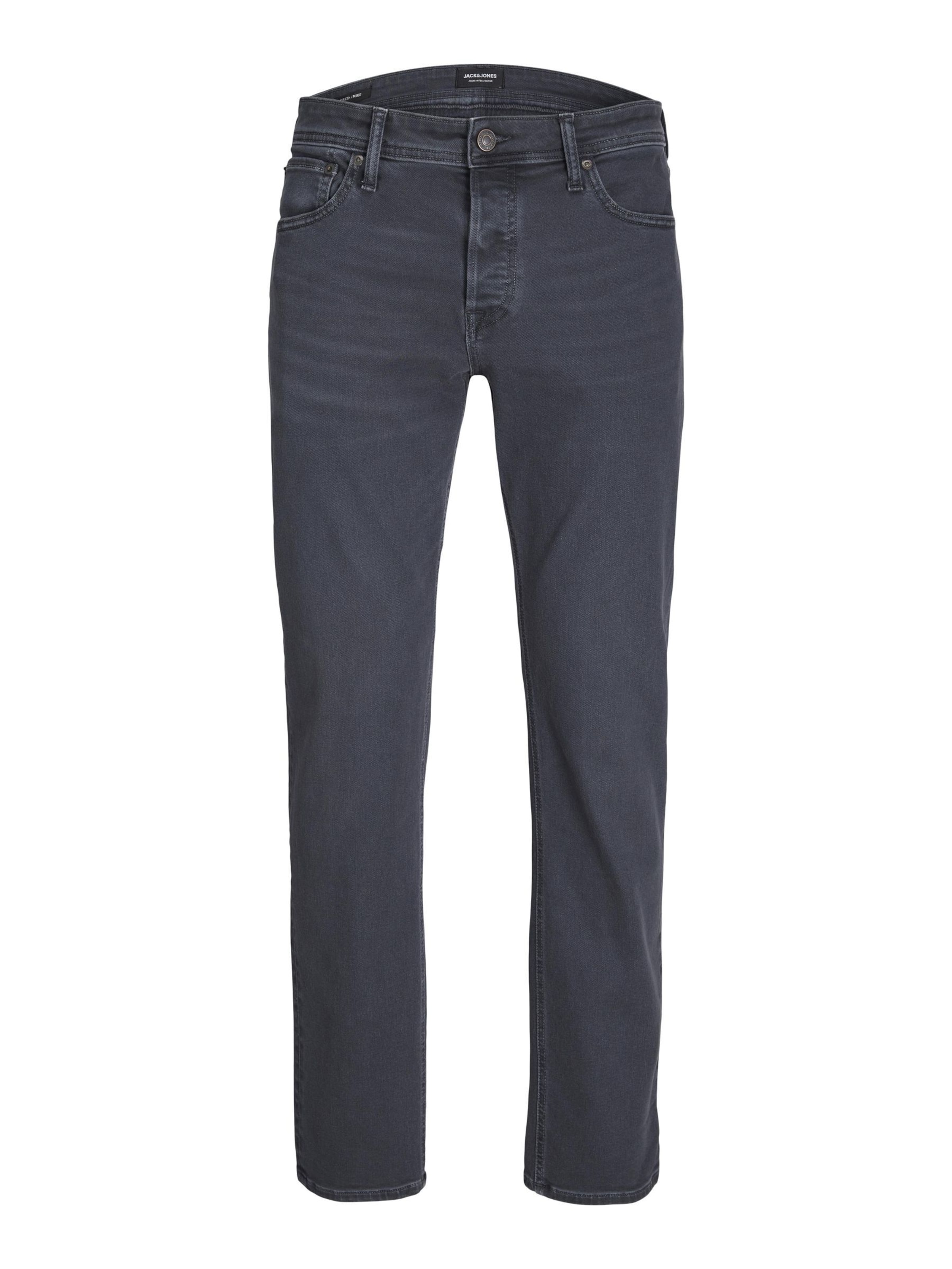 JACK & JONES Regular Jeans 'JJIMike JJOriginal' in Grijs: voorkant