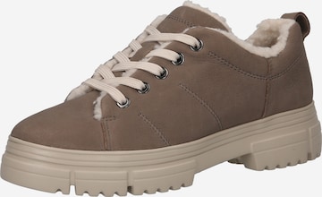 CAPRICE Sneakers laag in Bruin: voorkant