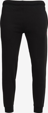 Mikon Tapered Broek 'Messer' in Zwart: voorkant