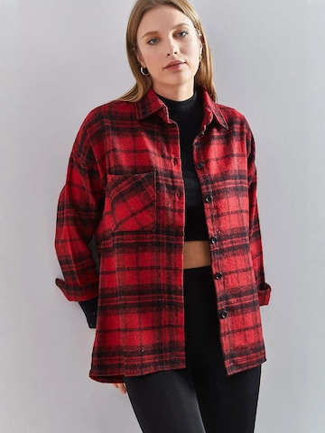 Bianco Lucci Bluse in Rot
