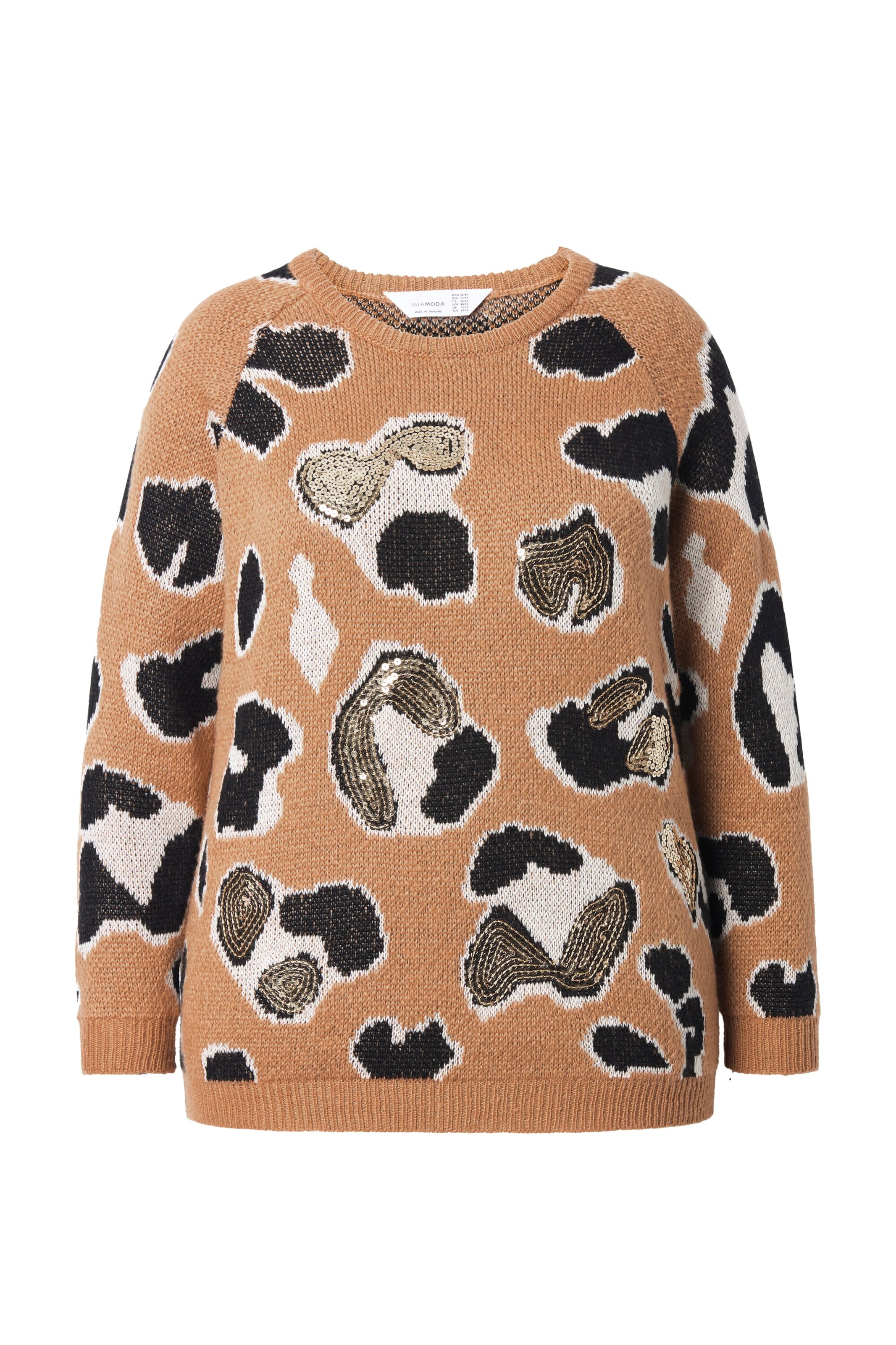 MIAMODA Trui in Goud: voorkant