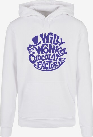 ABSOLUTE CULT Sweatshirt 'Willy Wonka And The Chocolate Factory' in Wit: voorkant