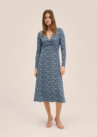 Robe 'Lichi' MANGO en bleu : devant