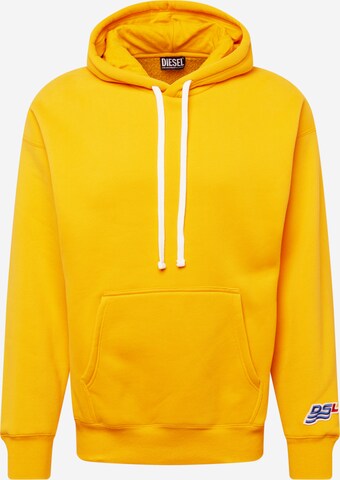 DIESEL Sweatshirt 'UMMERIB' in Yellow: front