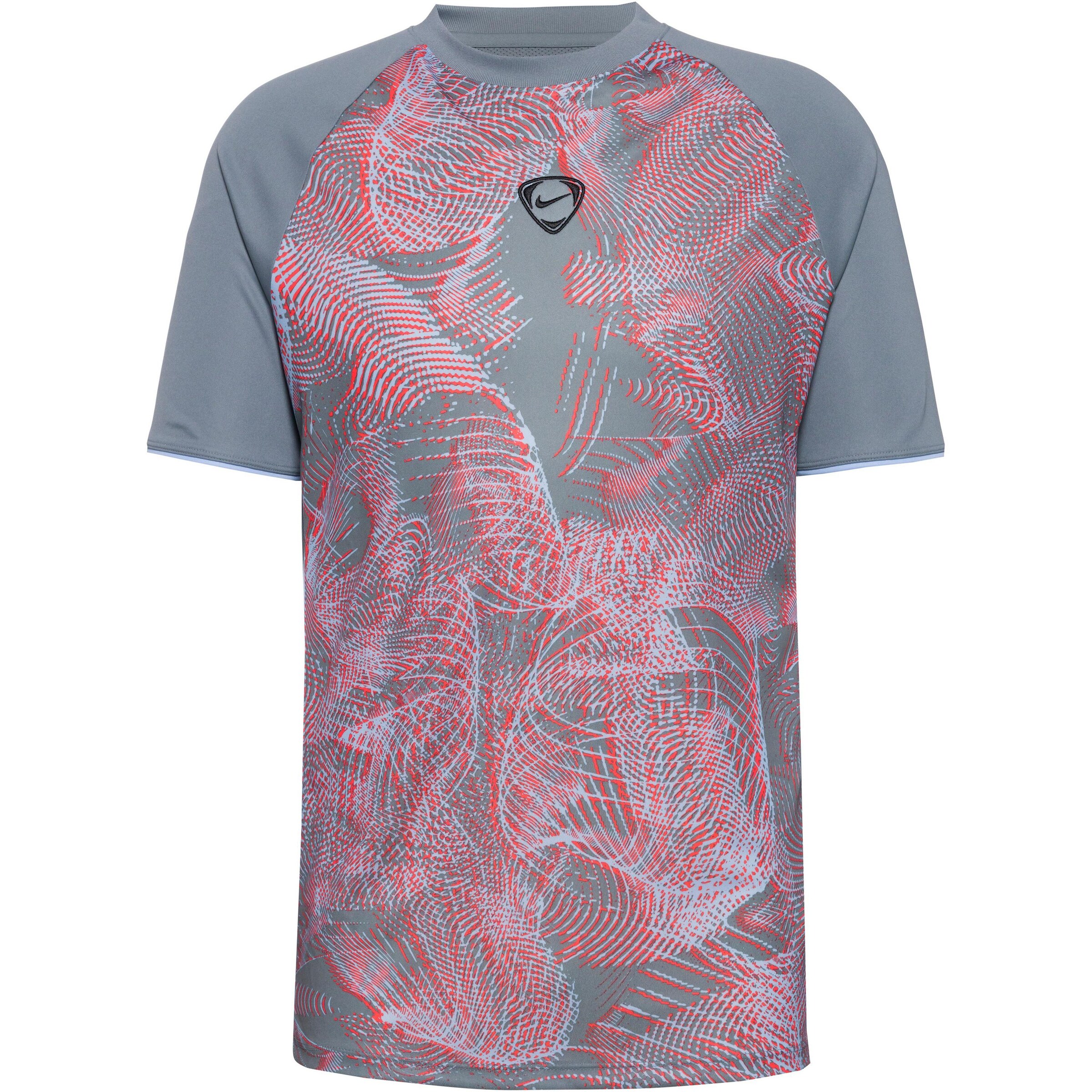 NIKE Funktionsshirt 'Academy+' in hellblau / basaltgrau / rot / schwarz, Produktansicht