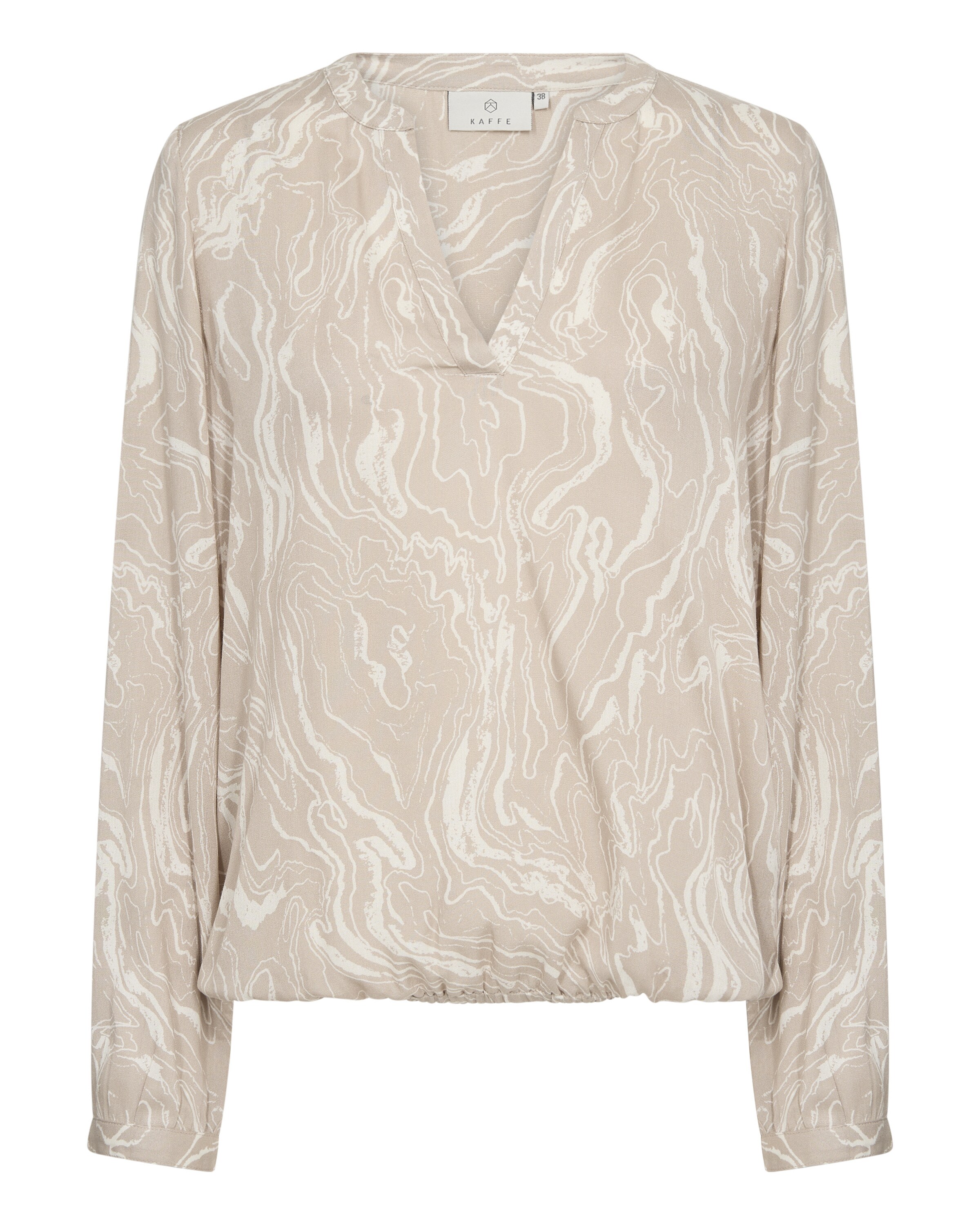Kaffe Bluse 'Ditte' in Beige: Vorderseite