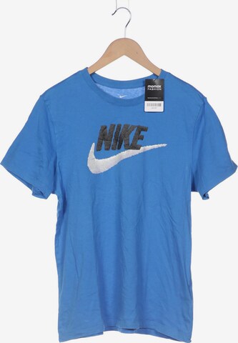 NIKE T-Shirt L in Blau: predná strana