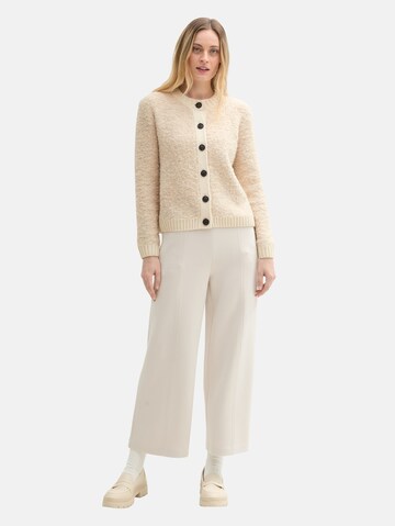 TOM TAILOR Strickjacke in Beige
