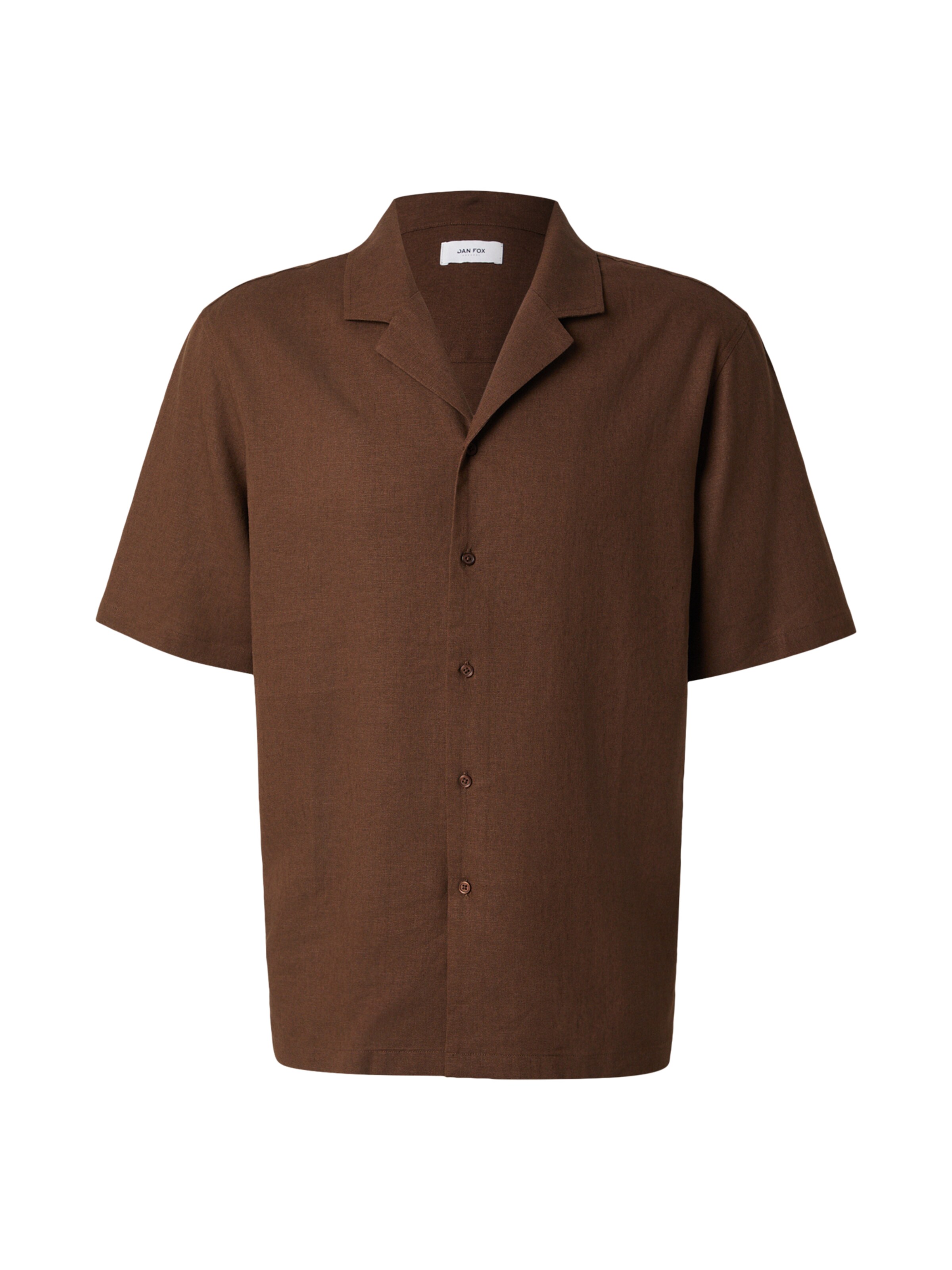 DAN FOX APPAREL Chemise 'Ryan' en marron, Vue avec produit