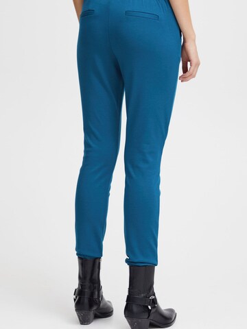 Tapered Pantaloni con pieghe ' RIZETTA ' di b.young in blu