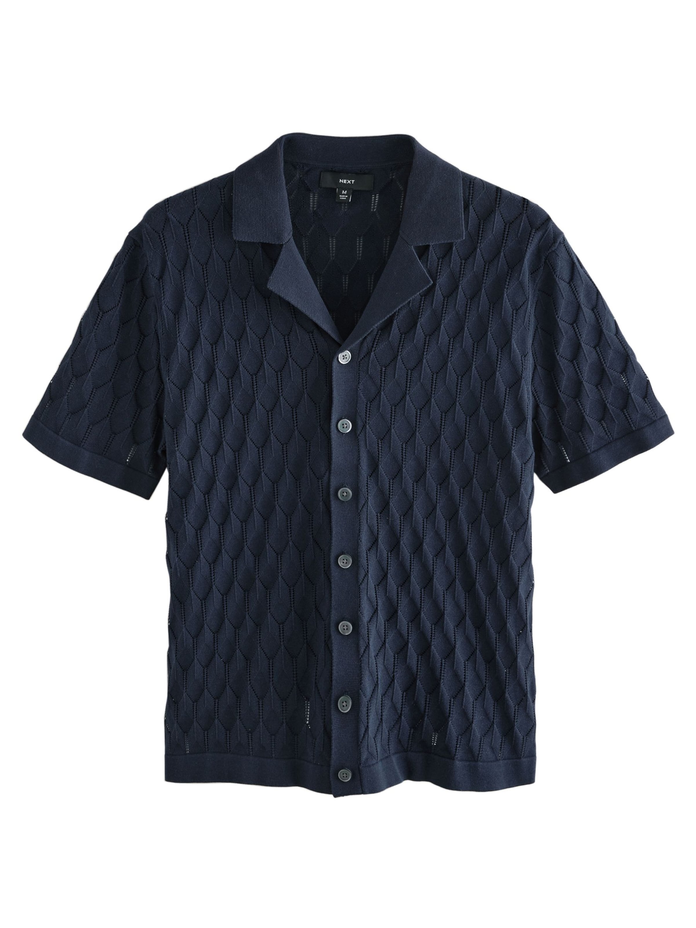 Next Средняя посадка Рубашка в Синий: спереди