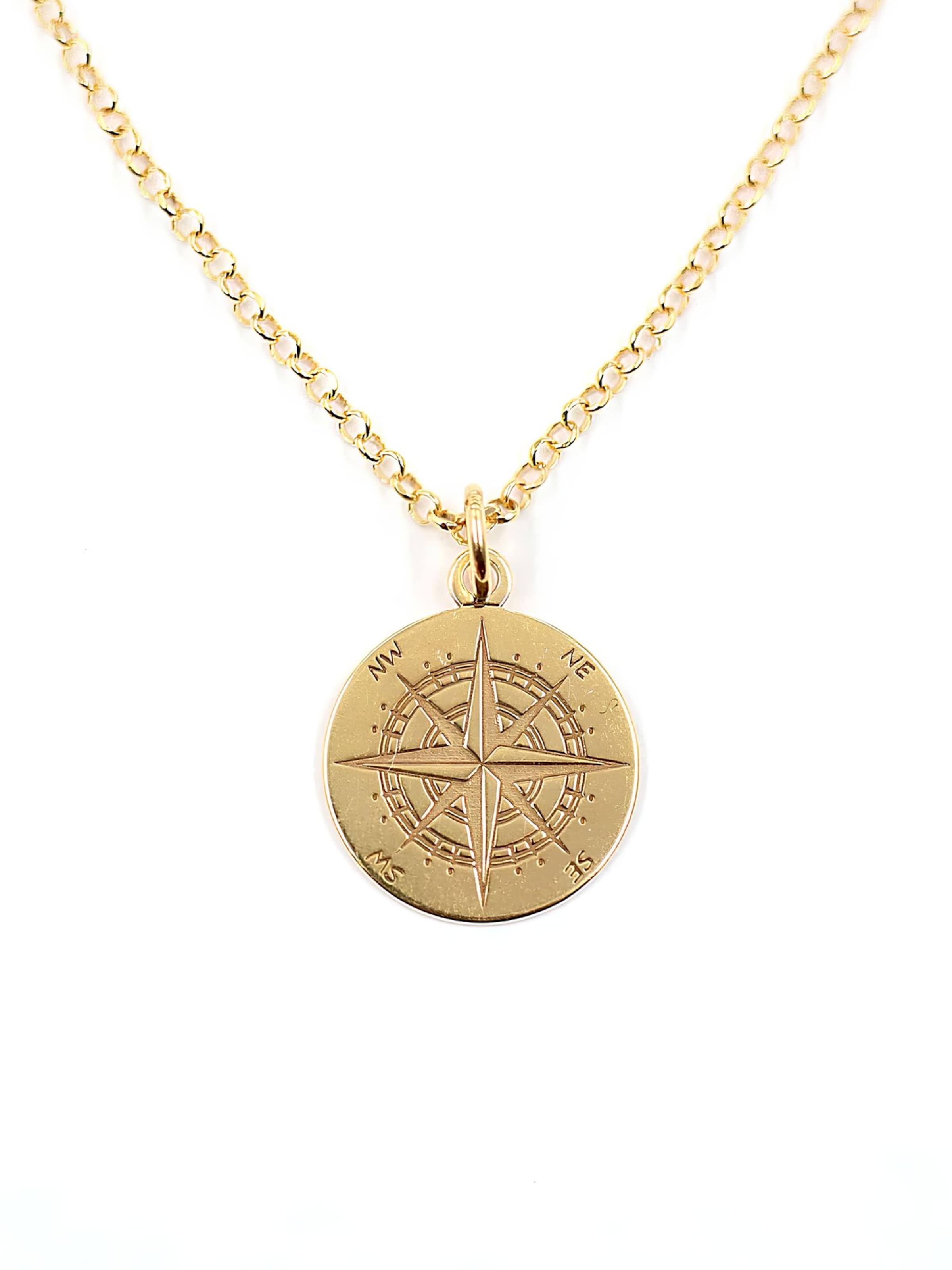Fräulein Wunder Kette 'Kompass'‌‌ in Gold