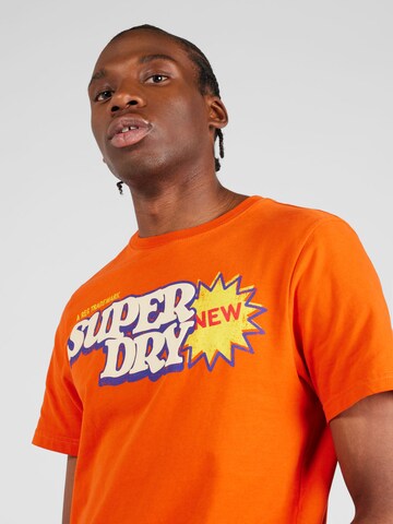 Superdry Shirt 'Cooper 70er Jahre' in Orange