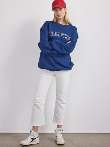 BEARTH Sweatshirt 'College Stick' in Blue