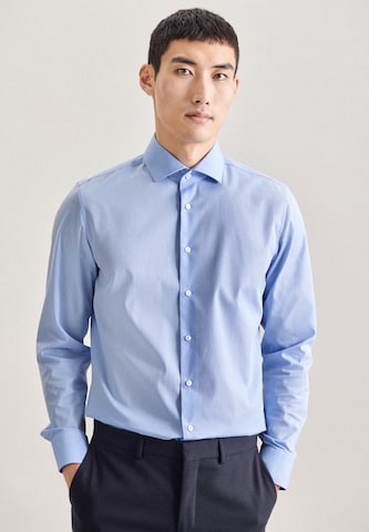 SEIDENSTICKER Slim fit Business Shirt in Blue