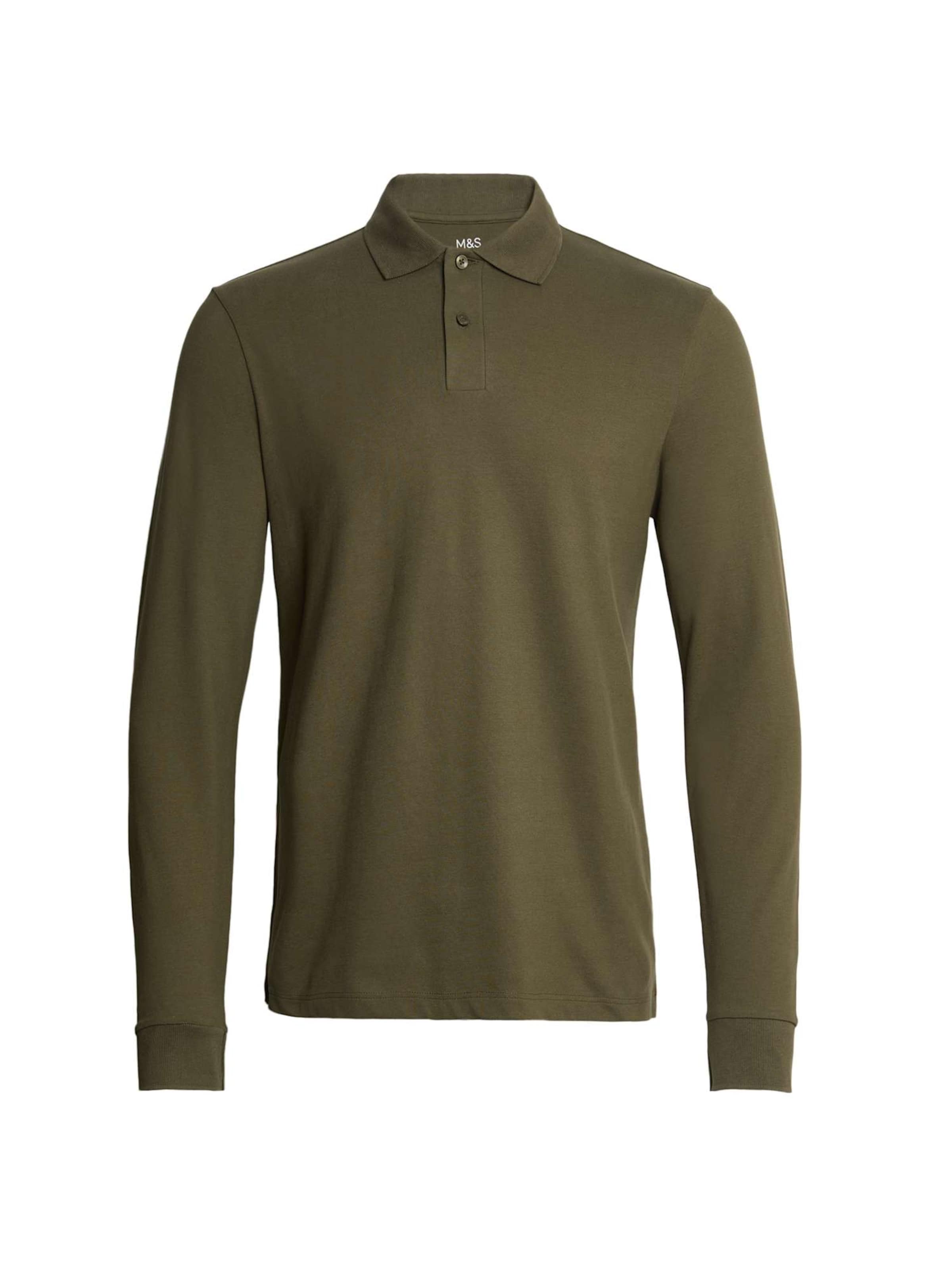 Marks & Spencer Shirt in Olive, Item view