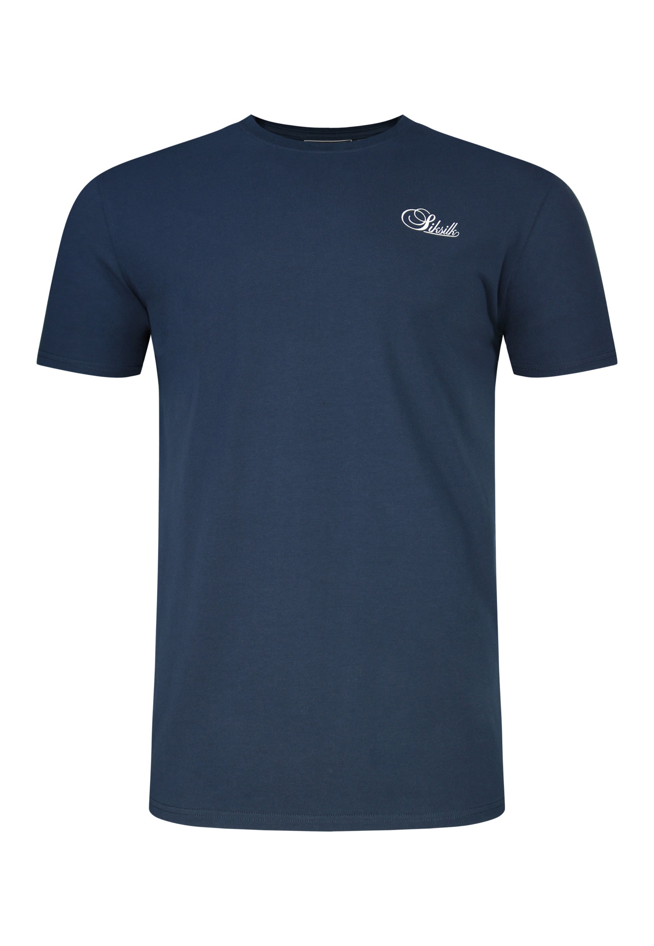 SikSilk Koszulka 'Essentials' w kolorze niebieski: przód