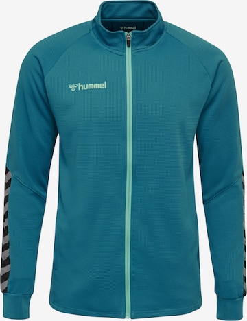 Hummel - Chaqueta de chándal en azul: frente