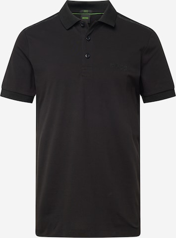 BOSS Green T-Shirt 'Paule Mirror' in Schwarz: predná strana