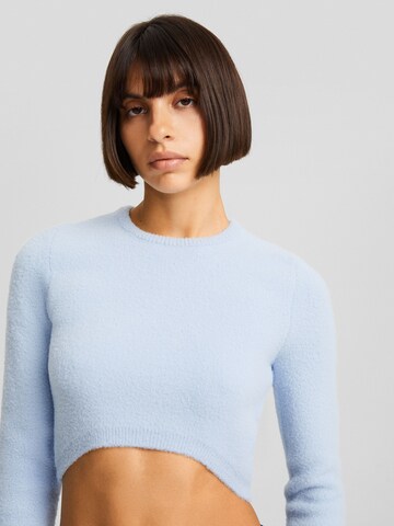 Pull-over Bershka en bleu