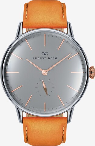 August Berg Analoog horloge 'Serenity' in Grijs: voorkant