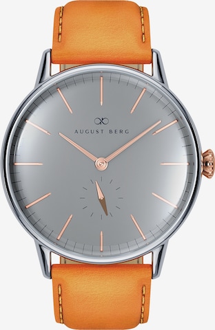 August Berg Analog Watch 'Serenity' in Grey: front