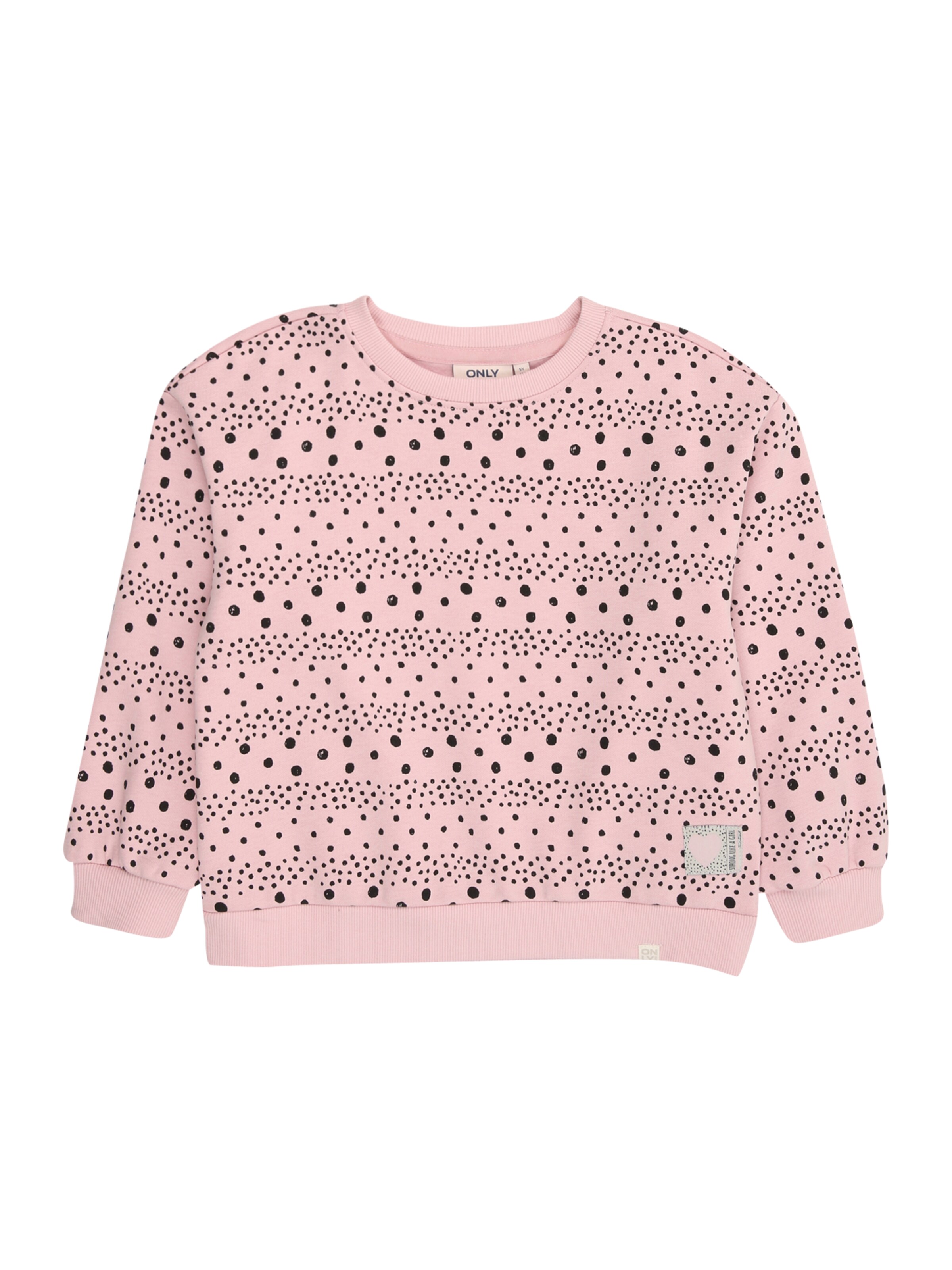 Only Mini Μπλούζα φούτερ 'KMGAPPALOSA' σε ροζ: μπροστά