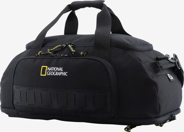 National Geographic Travel Bag 'EXPLORER III' in Black: front